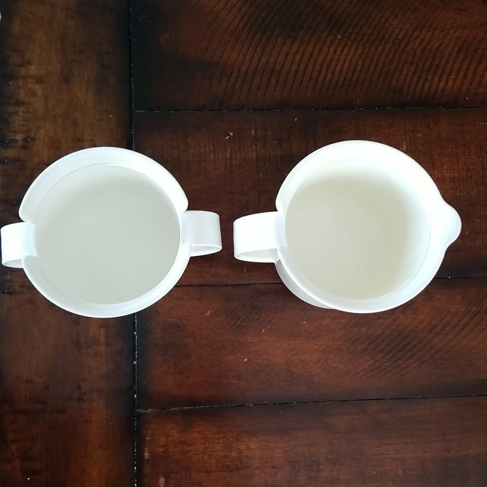 Tupperware Cream And Sugar Set 10 Oz Vintage 80s